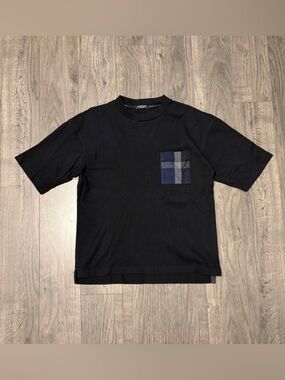 Black Label Burberry crestbridge Black Short-Sleeve Tee